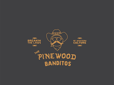 Pinewood Provisions "Bandito" Shirt Design bandito cowboy graphic design product design shirt design western