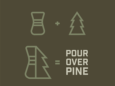 Pourover Pine Logo