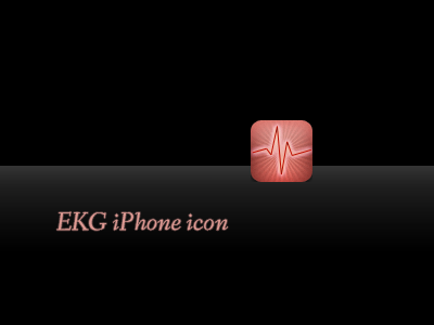 EKG app ekg heart icon iphone logo red