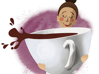 Editorial illustration: Coffee Campus