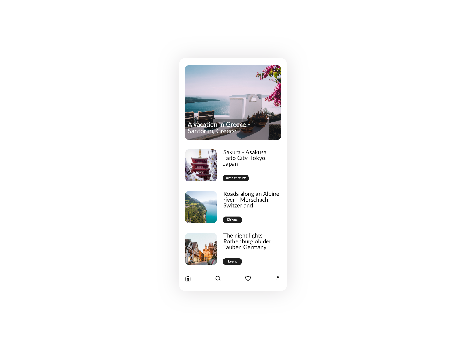 Minimal Magazine Style UI by MNTN Site on Dribbble