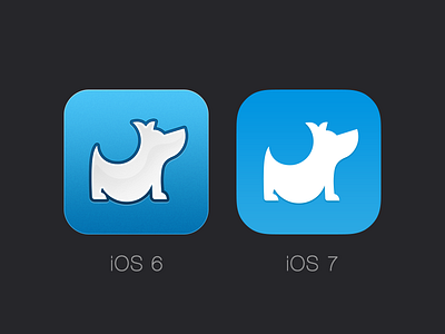 Belly iOS 7 Icon 7 app apple belly blue flat icon ios ios7 iphone logo simple