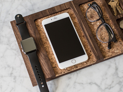 Composure Collection by Rest apple watch cork ecommerce iwatch marble minimal physical product walnut