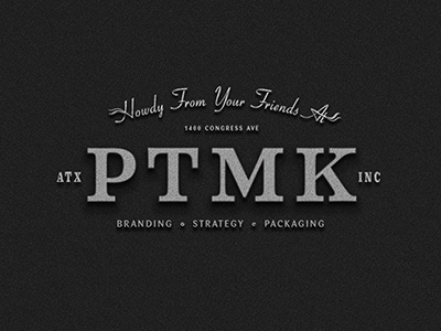 Howdy from Ptarmak film noire ptarmak typography vintage