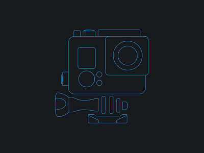 GoPro Line Icon