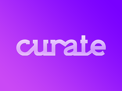 curate.mx curate gradient logo music rails rumble identiy youtube