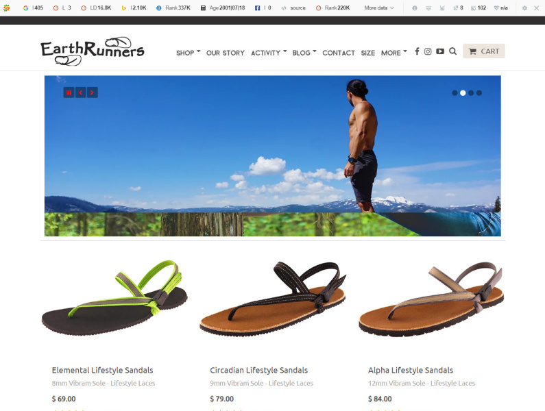 earth runners sale