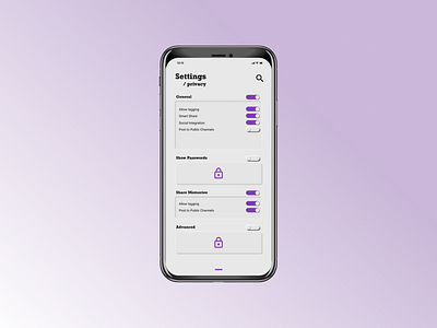 Neumorphic Settings (Scroll for edits)