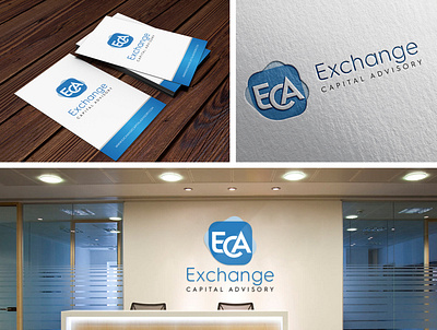 Logo Concept for Fintech (Exchange Capital Advisory) app branding design icon illustration illustrator logo ui vector website