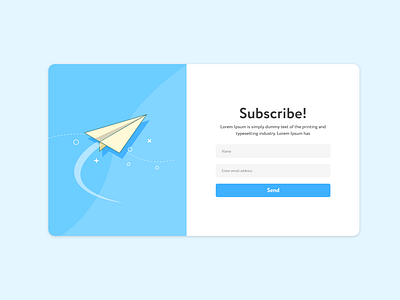 Subscribe Form Design