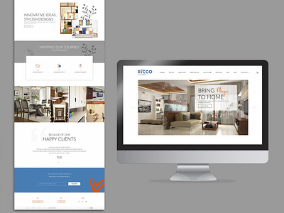 Interior Designer Website branding design illustration minimal ui vector web website