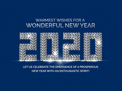 New Year Wishes TMT Steel 2020 branding design graphic design new year new year 2020