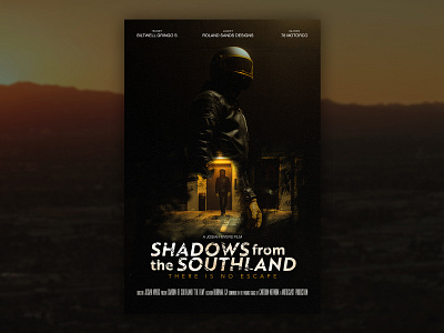 Shadows From the Southland design film posters graphic design movie poster movie posters movies photography typography