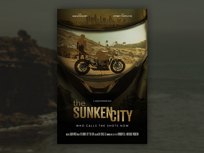 The Sunken City design film posters graphic design movie poster movie posters movies photography typography