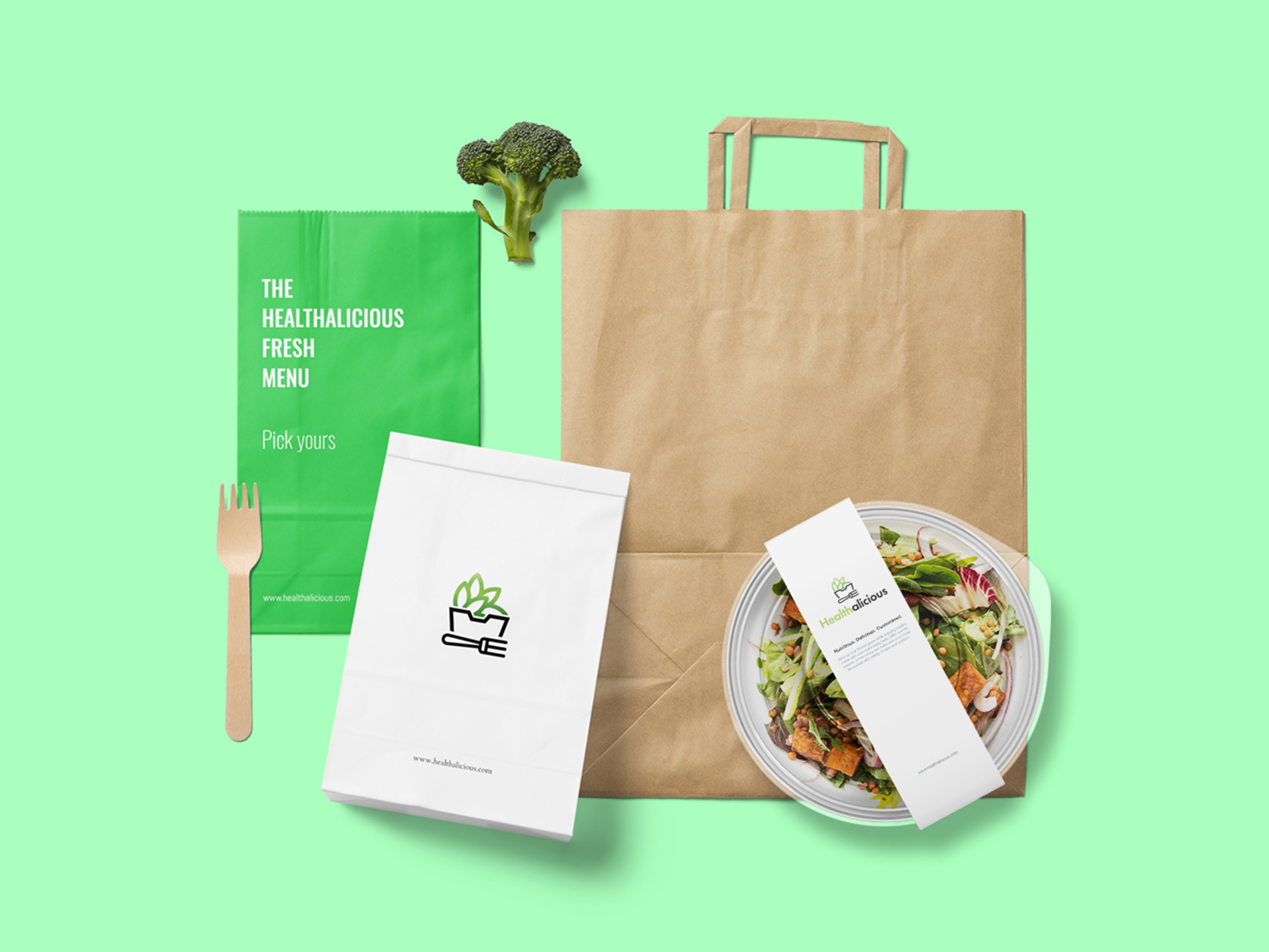 Healthalicious food box by Superflow Media on Dribbble