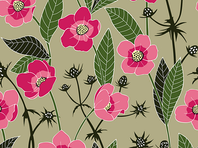 wild flowers pattern