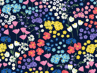 ditsy pattern botanical ditsy fabrics floral florals flowers illustration pattern pattern design print textile textile design