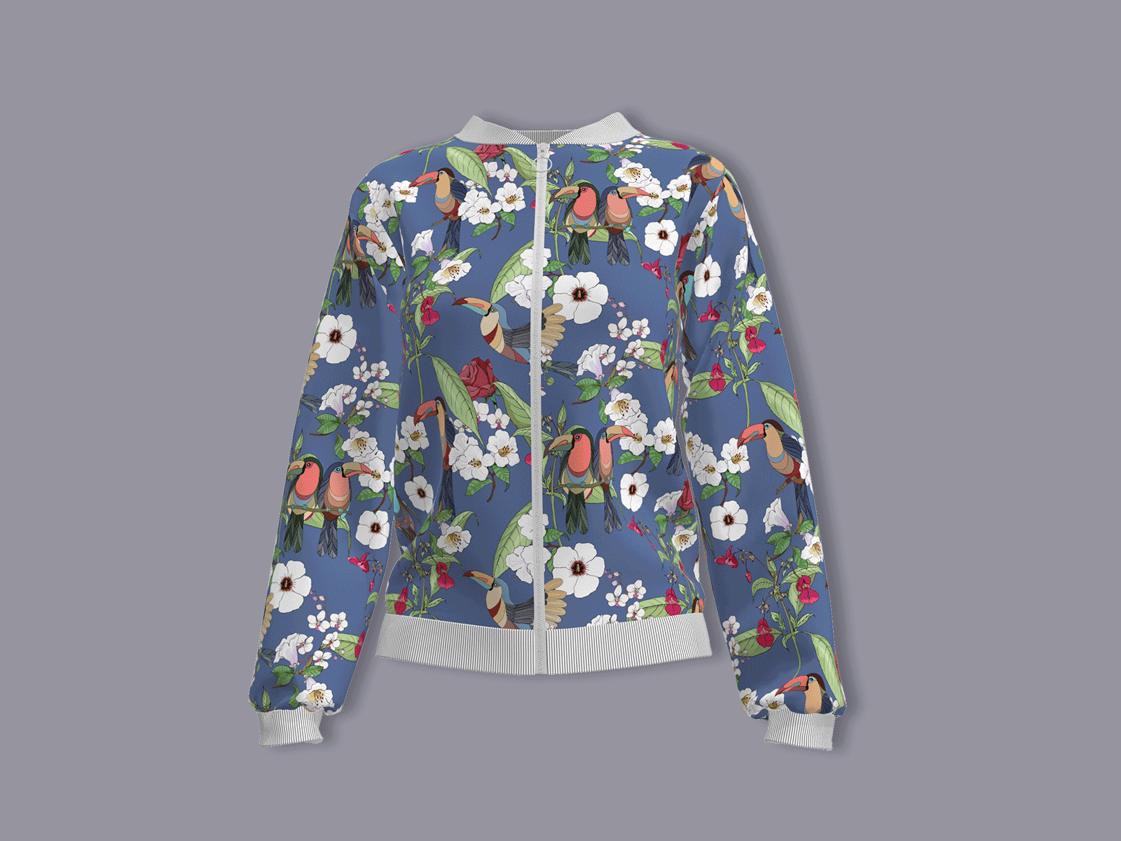 Design for fabric on 3D model sweatshirts 3d apparel botanical fashion fast floral pattern flowers pattern pattern design print surface pattern textile design textile pattern textile print