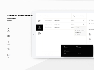 LANG bank clean dashboard managment