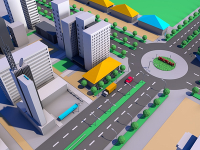 Nairobi cinema4d concept game design illustration kenya