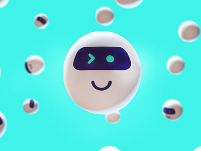 3D Robot Smiley