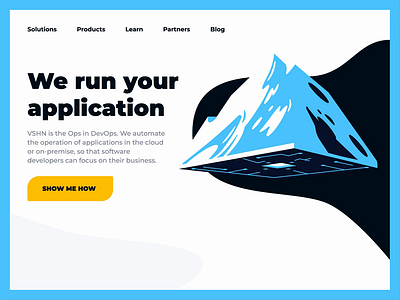 Landing page animation animation clean cloud devops kubernetes landing motion web