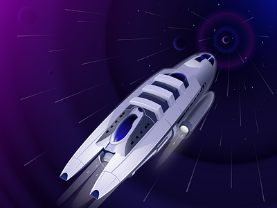 Spaceship at superluminal speed