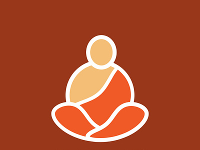 The Elusive Monk Logo Design branding design logo ui