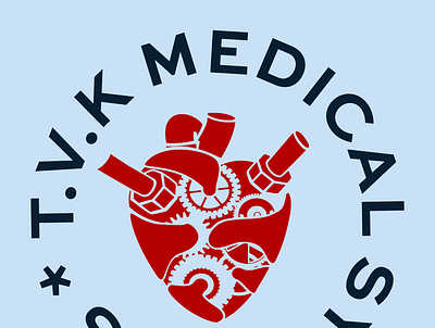 TVK Medical Systems Logo Design branding design icon illustration logo ui ux
