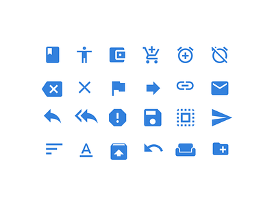 Daily UI :: 055 - Icon Set daily ui