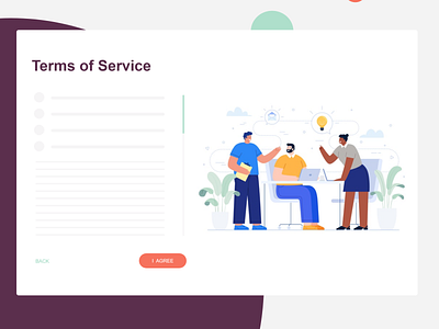 Daily UI :: 089 - Terms of Service daily ui