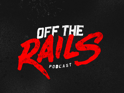 Off The Rails - Podcast Logo brand brand design brand identity branding branding design comedy design illustration logo logo design logos milwaukee offtherails photoshop podcast podcast art podcast logo podcasts rails streaming