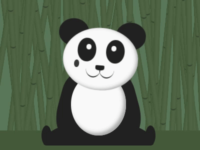 Typo, the panda css panda