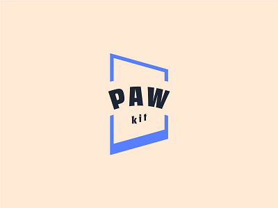 PAW kit animal branding cat dog door icon logo logotype paw pet