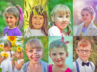 Children's portraits