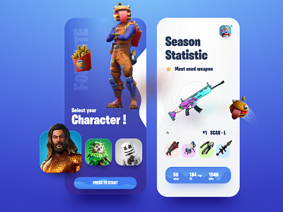 Fortnite app design