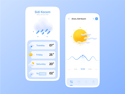 Weather Mobile Application app app design mobile app mobile app design mobile ui ui ux uidesign user experience user inteface user interface user interface design user interface ui userinterface webdesign