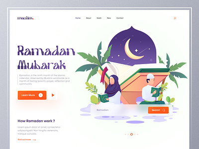 Ramadan Mubarak app app design application ramadan ramadan kareem ramadan mubarak ramadhan ui ux uidesign user experience user interface user interface design userinterface webdesign website website concept website design websites