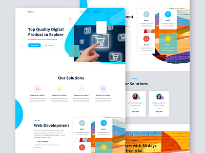 Landing Page UI Design