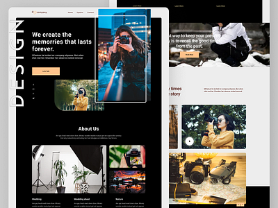 Photography Landing Page