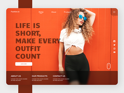 Fashion Landing Page