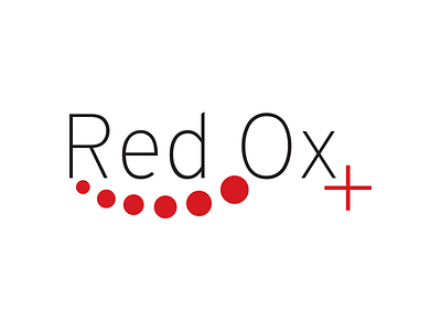 Red Ox+ Logo Redesign dots logo medical red redesign
