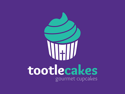 Custom Logo Design for Tootle Cakes bakery cupcake custom design logo redesign tootle cakes