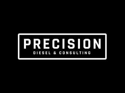 Precision Diesel & Consulting Logo automotive custom logo diesel repair