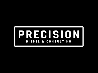 Precision Diesel & Consulting Logo automotive custom logo diesel repair