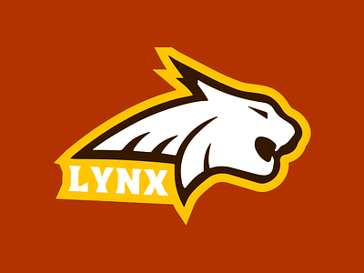 Lafayette Lynx Logo for Professional Football League football logo sports team logo