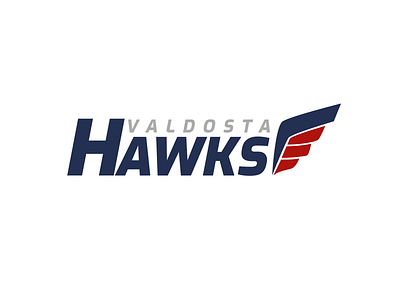 Valdosta Hawks Logo for Professional Football League design football hawks logo sports