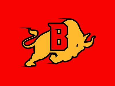 Brahmas Logo for Professional Football League brahmas design football logo logo sports logo