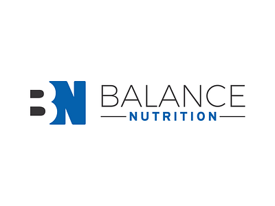 Balance Nutrition Logo balance design logo nutrition
