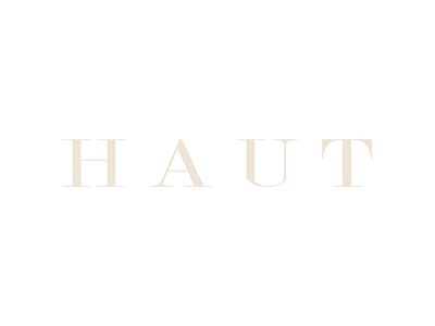 Haut Wall Decor Logo ecommerce home decor logo design new logo